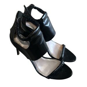 Cole Haan ‘Lise' Ankle Cuff High-Heeled Sandal Black | Size 6.5 B